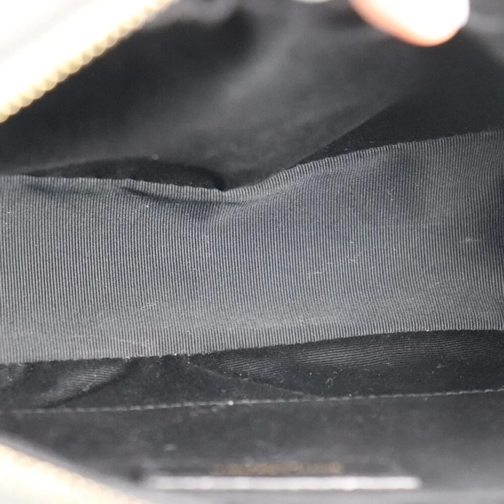 Saint Laurent Calfskin Matelasse YSL Monogram Lou Camera Bag Storm - Picture 16 of 16